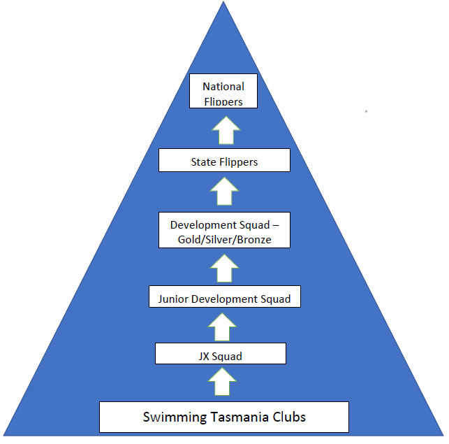Swimming Tasmania Development Program Pyramid